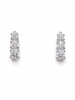 Orecchini Donna in Oro bianco Zircone Vidali Gioielli OROR-19-34
